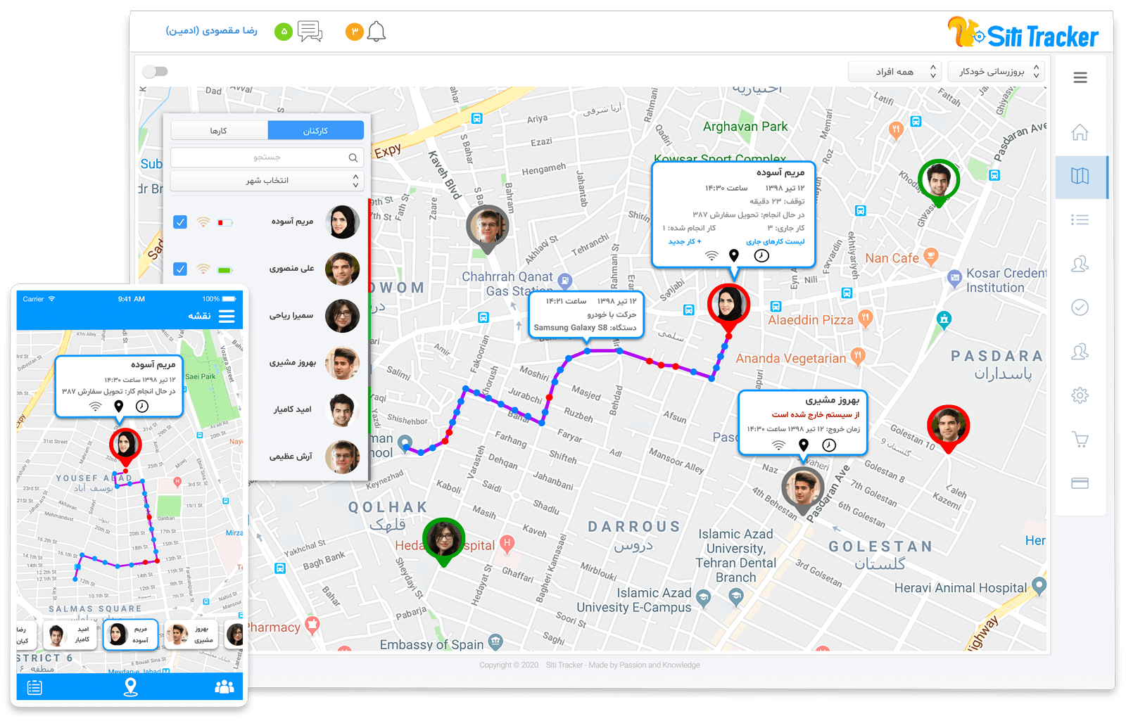 Siti Tracker GPS Monitoring